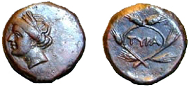Тира. АЕ. III в. до н.э.