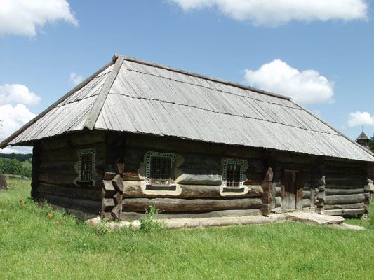 5. Хата із с. Бехи Коростенського р-ну Житомирської обл. Кінець XVIII ст. початок ХІХ ст. МНАПУ. с. Пирогів.